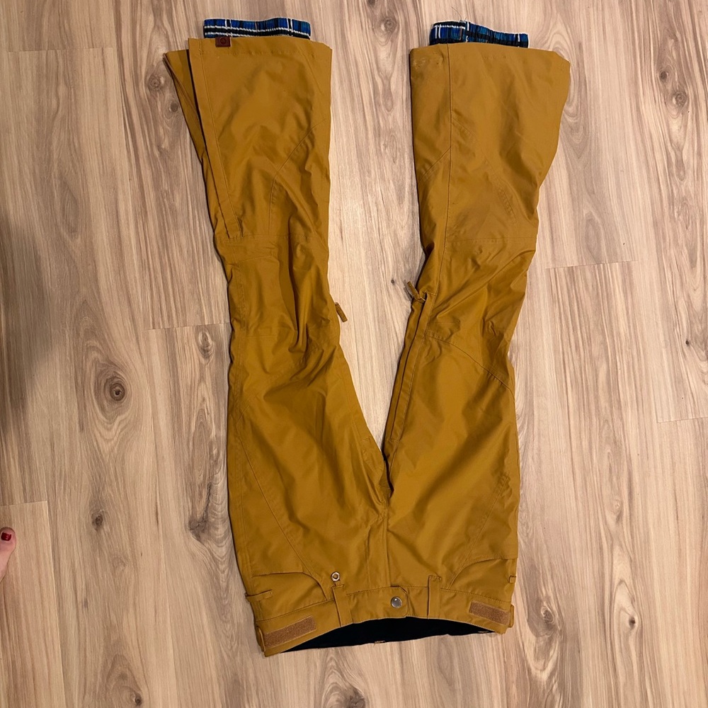 Roxy Brightedition Ski Pants - M - low rise - dark tan